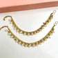 Golden Pearl Anklets