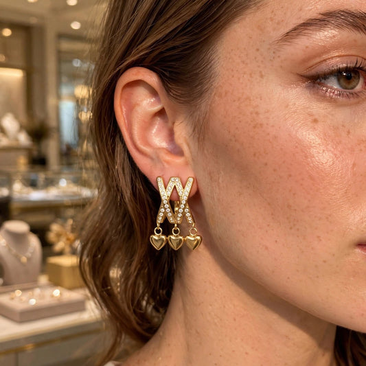luxury  stone  Earing