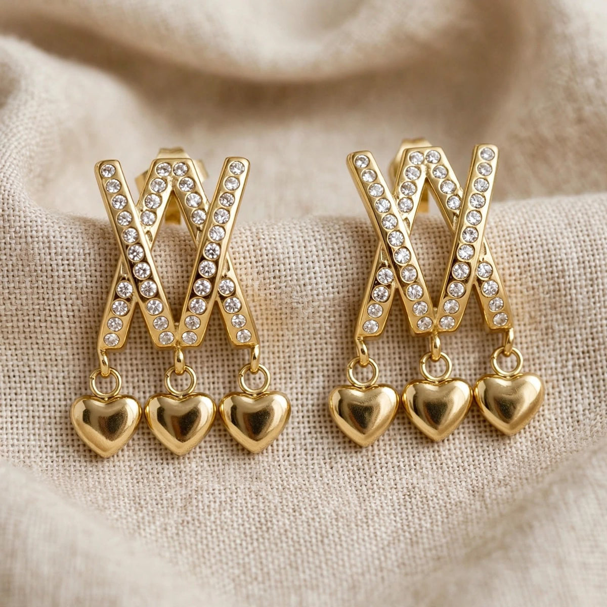 luxury  stone  Earing