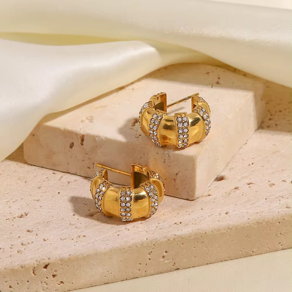 luxury  stone  Earing  st