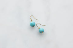 Boho beaded drop earrings